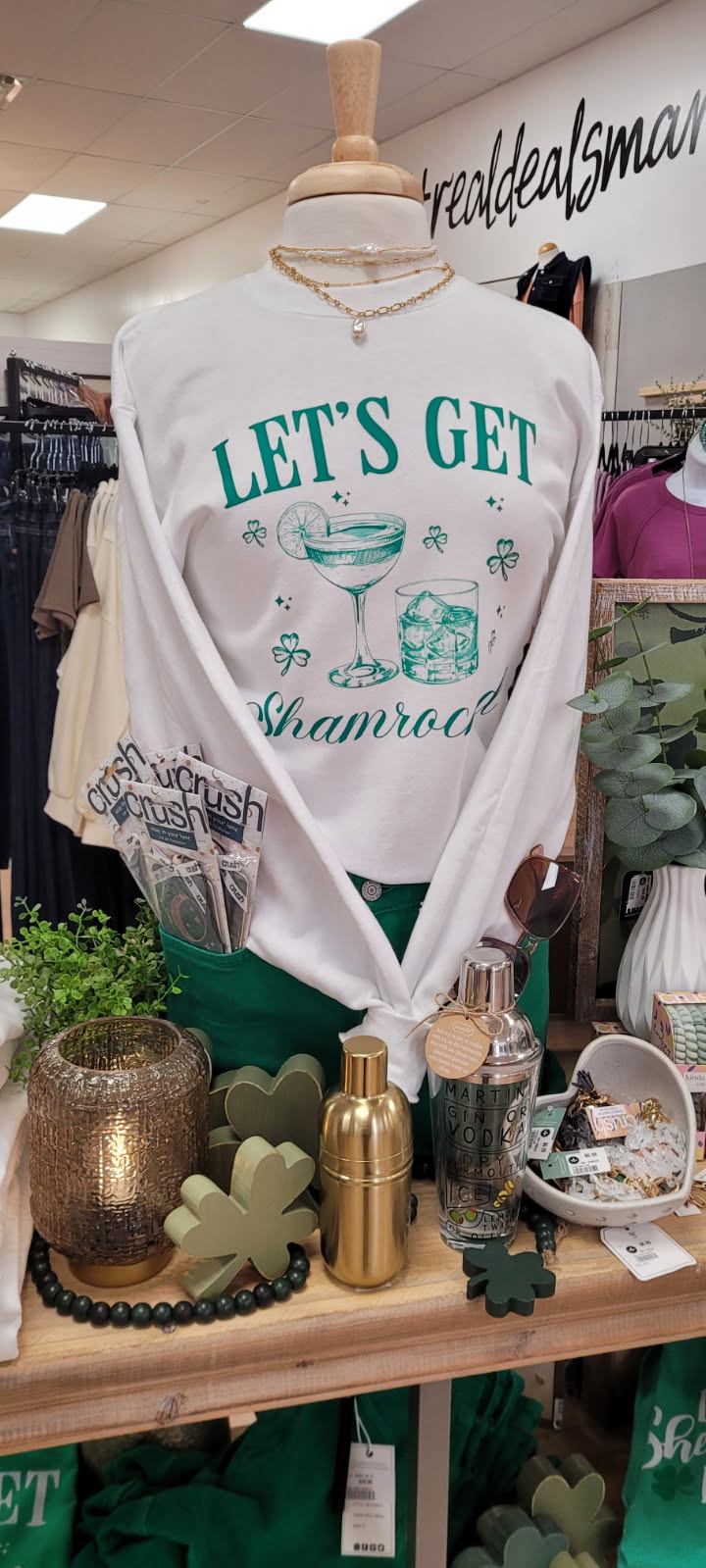 Let The Shenanigans Begin - white sweatshirt