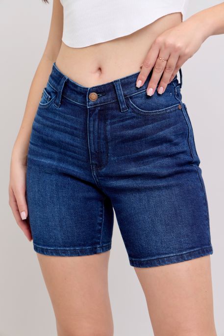 High Waist V-front Bermuda