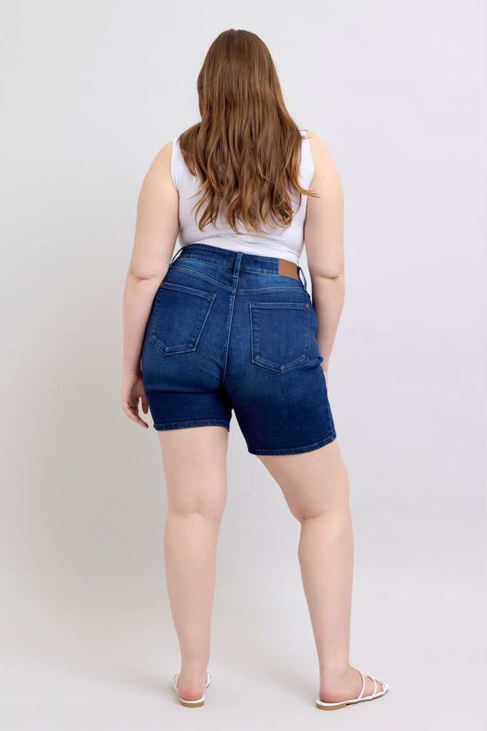 High Waist V-front Bermuda
