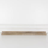 Natural wood title stand (ledgie)