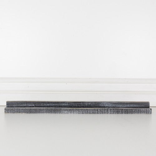 Black wood title stand (ledgie)