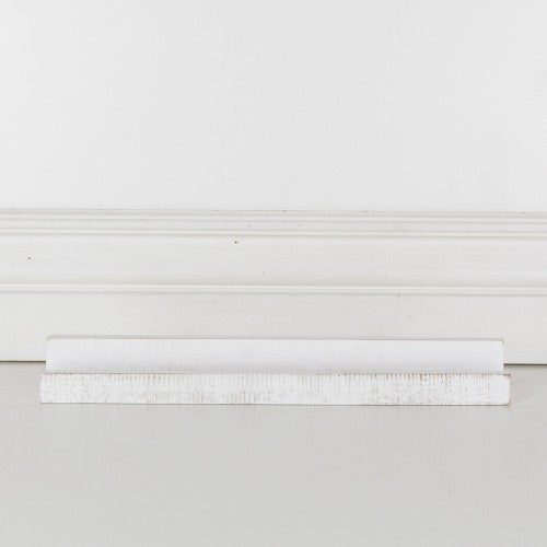White wood title stand (ledgie)
