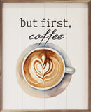 16x20 But First Coffee White