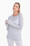 SEMI SHEER LONG SLEEVE