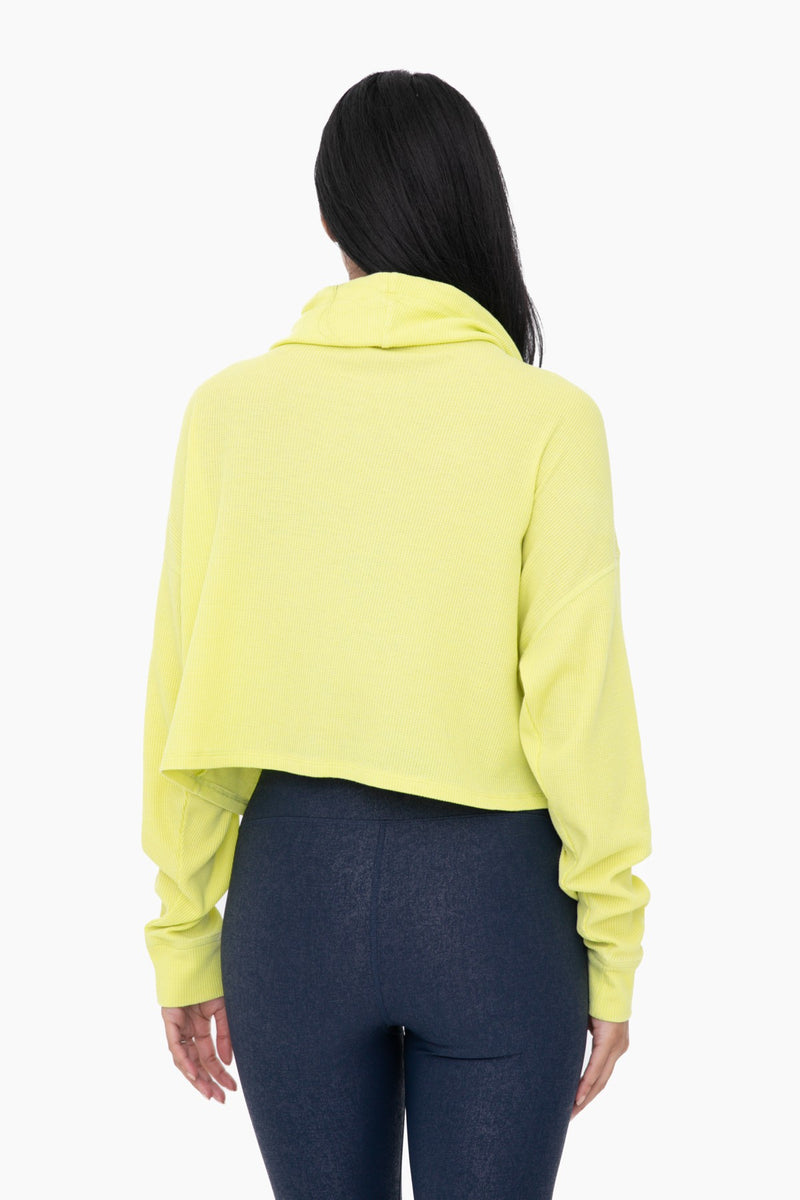 WAFFLE KNIT PULLOVER