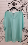 MINT V-NECK SHORT SLEEVE