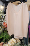 FINAL SALE - PEACH BLOUSE