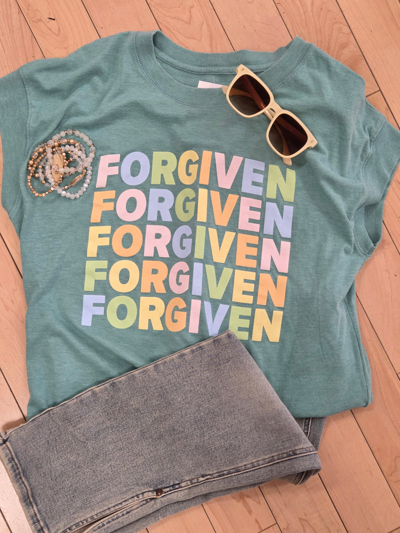 Seafoam Forgiven Graphic T-shirt