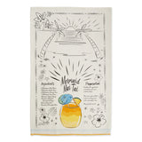 FINAL SALE - Tropical Sips Recipe Embellished Dishtowels