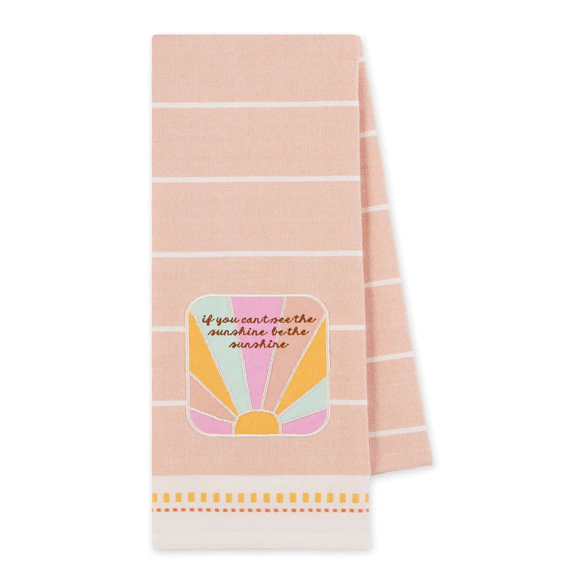 Good Vibes Embellished Dishtowels Mixed Dozen