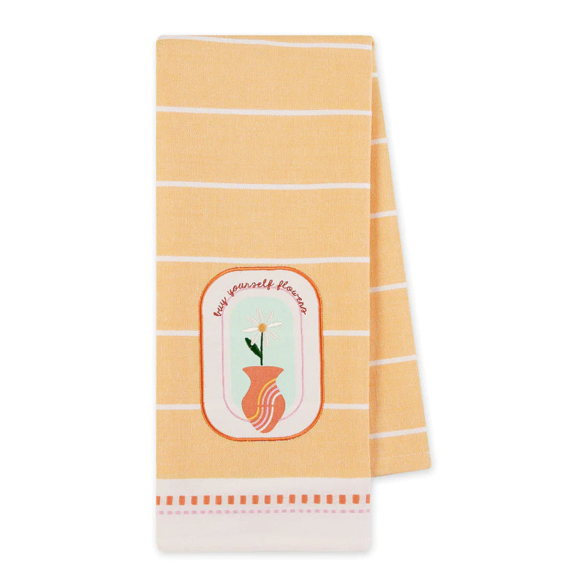 Good Vibes Embellished Dishtowels Mixed Dozen
