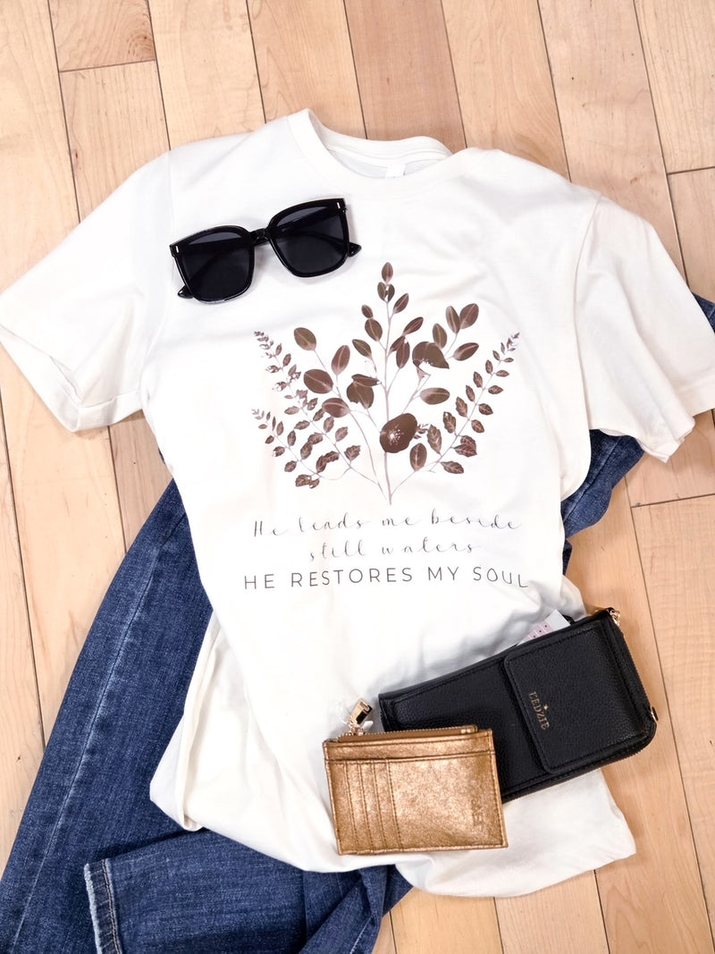 Flower Design Graphic T-shirt