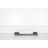 Black wood title stand (ledgie)