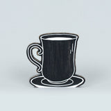 Coffee wood cutout