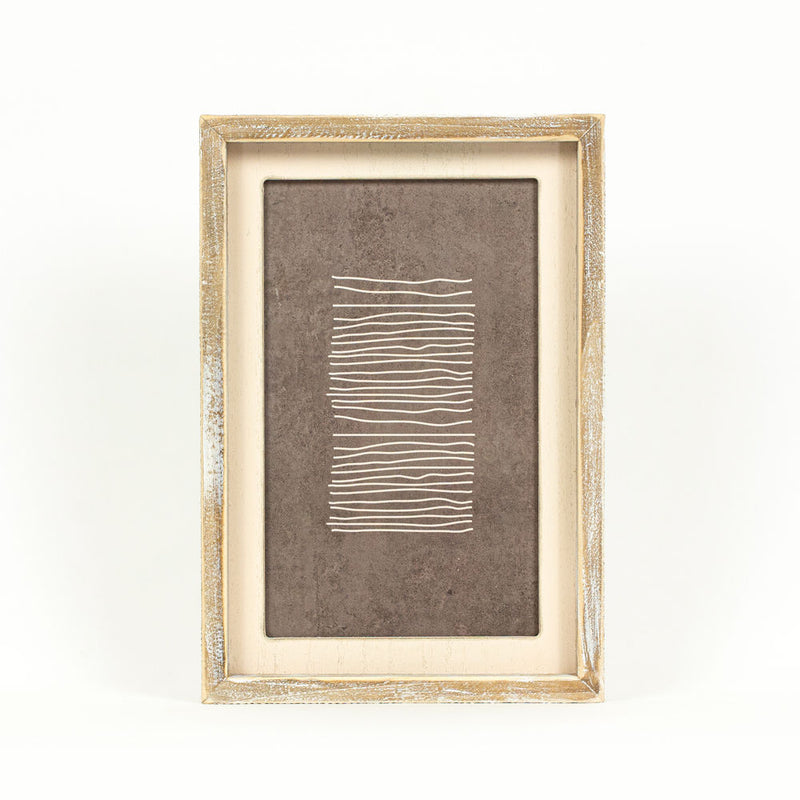 Wood frame sign