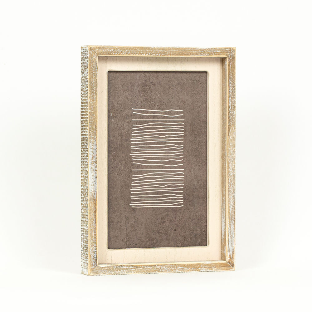 Wood frame sign