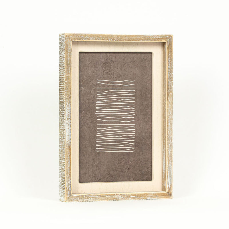 Wood frame sign