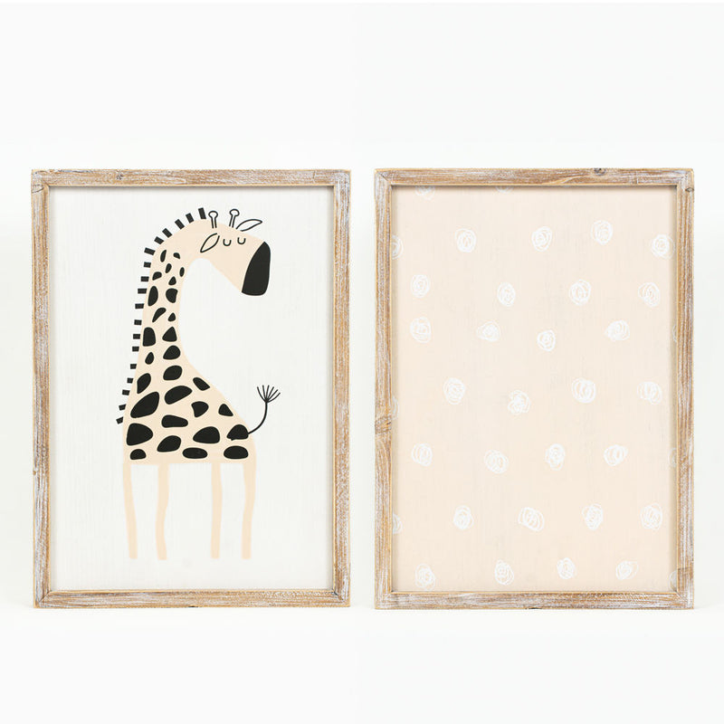 Zebra wood frame