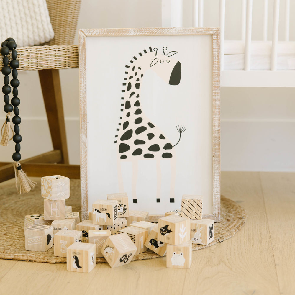 Zebra wood frame