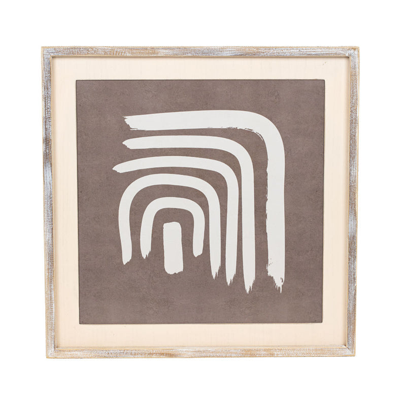 Bus wood frame sign