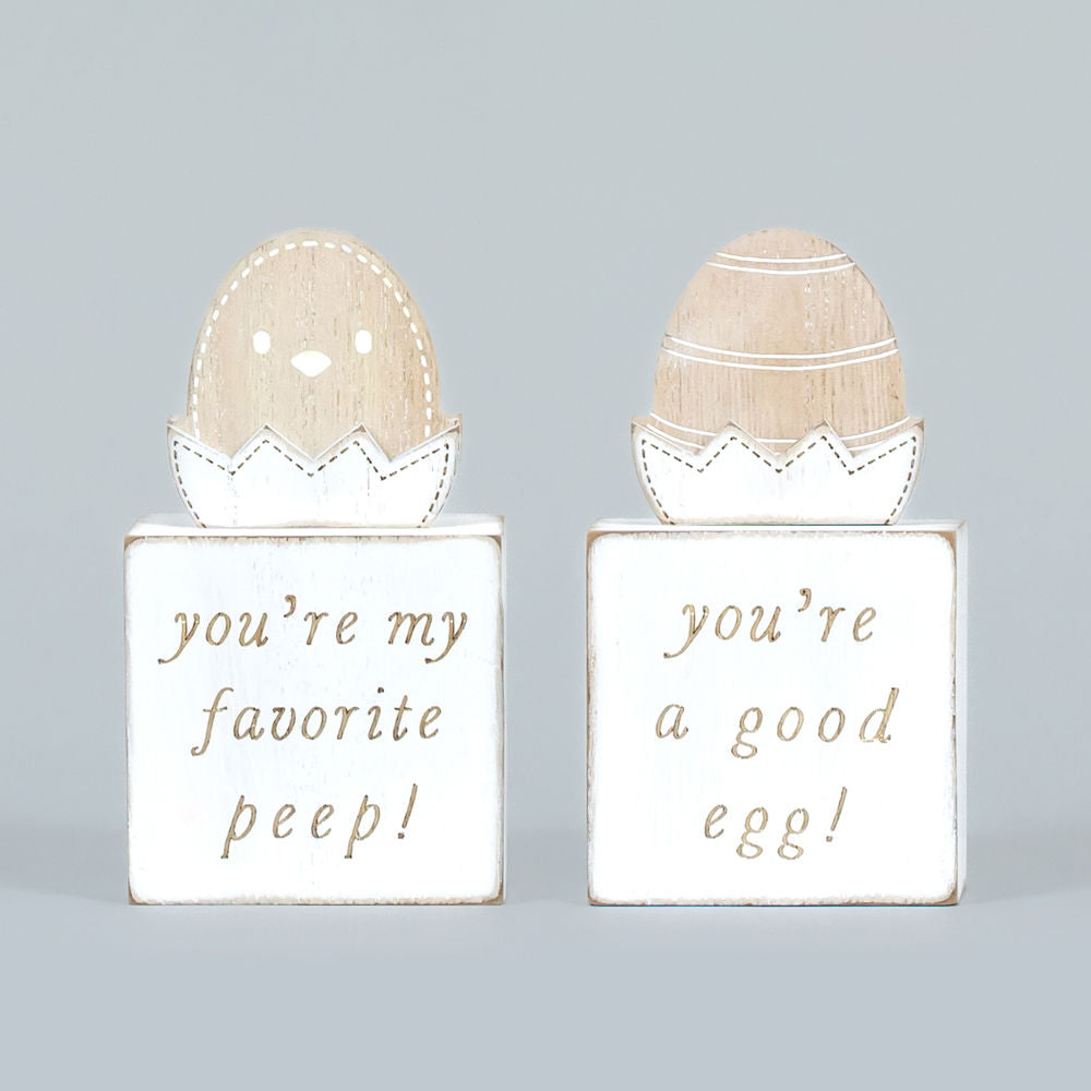 You're my favorite peep! / you're a good egg!