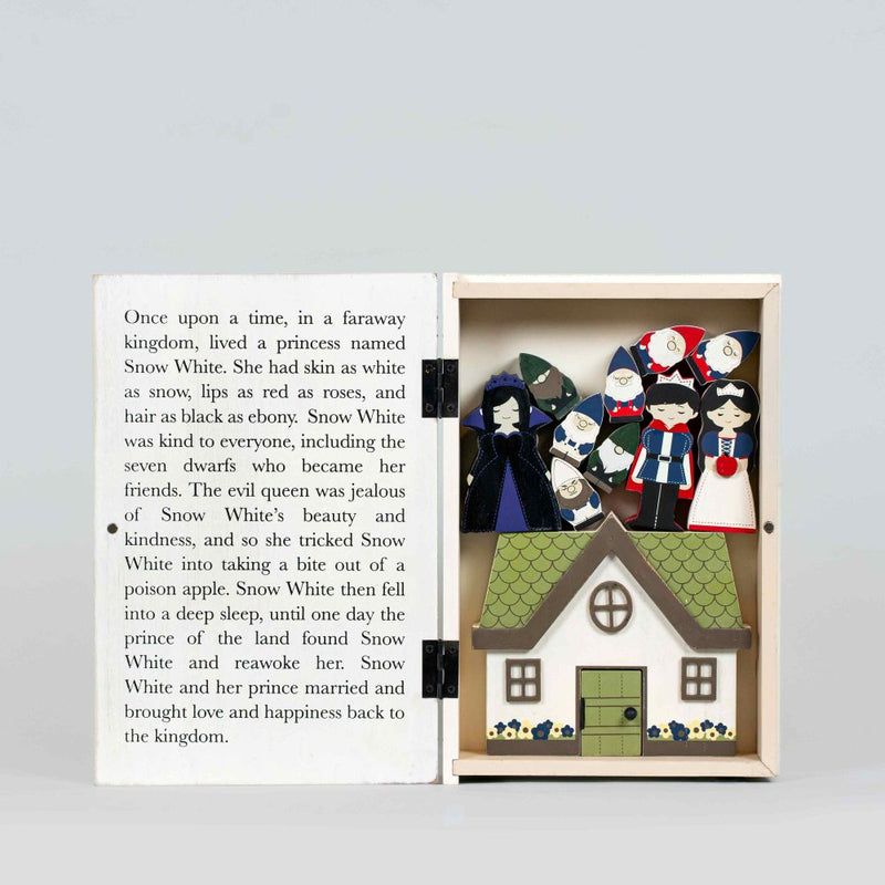 Snow White 8 X 12 X 2 5 Wood Storybook 12 Pc