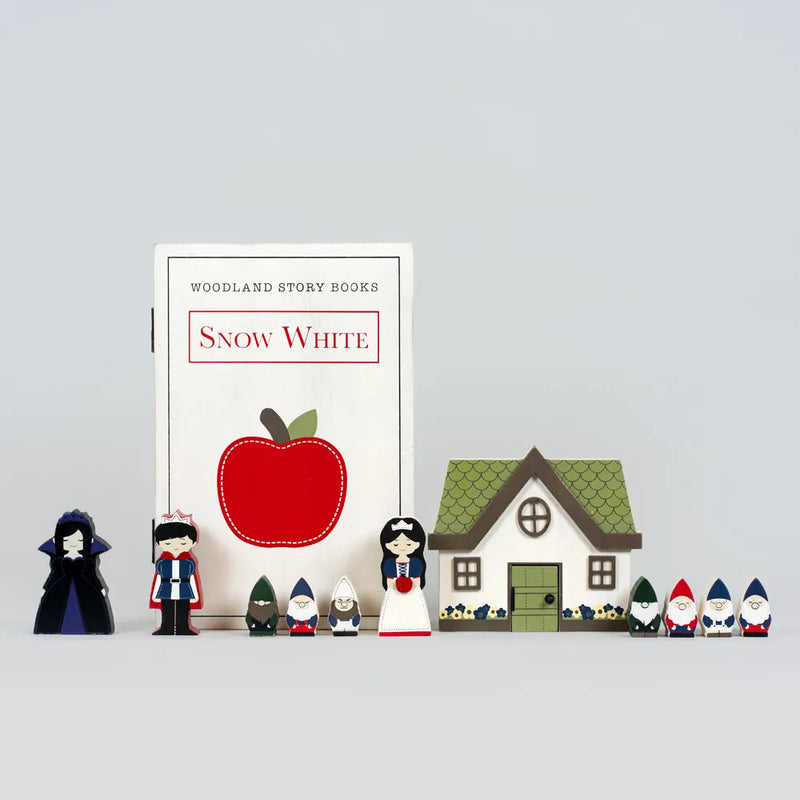 Snow White 8 X 12 X 2 5 Wood Storybook 12 Pc