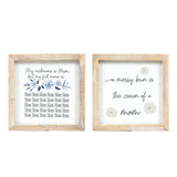 7x7x1.5 Rvs Wood Frame Sign (mom/messy)