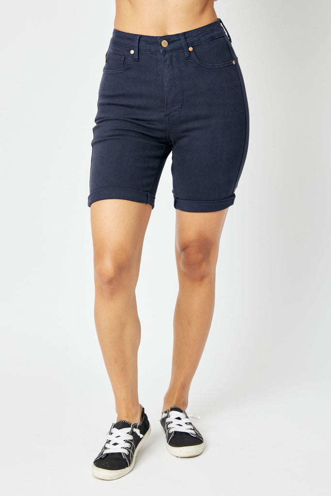FINAL SALE - HW TUMMY CONTROL BERMUDA SHORTS