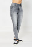 HW Tummy Control Grey Hem Skinny