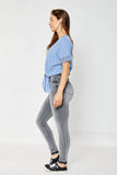 HW Tummy Control Grey Hem Skinny