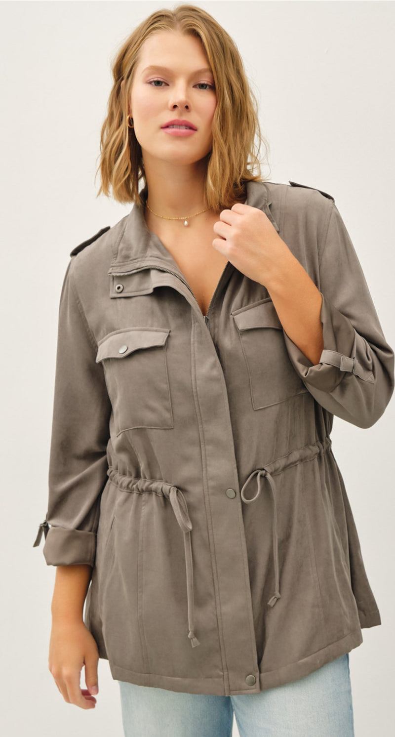 Curvy Cargo Jacket
