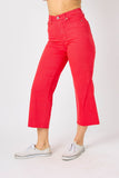 RED CROP WIDE TUMMY CONTROL (Judy Blue)