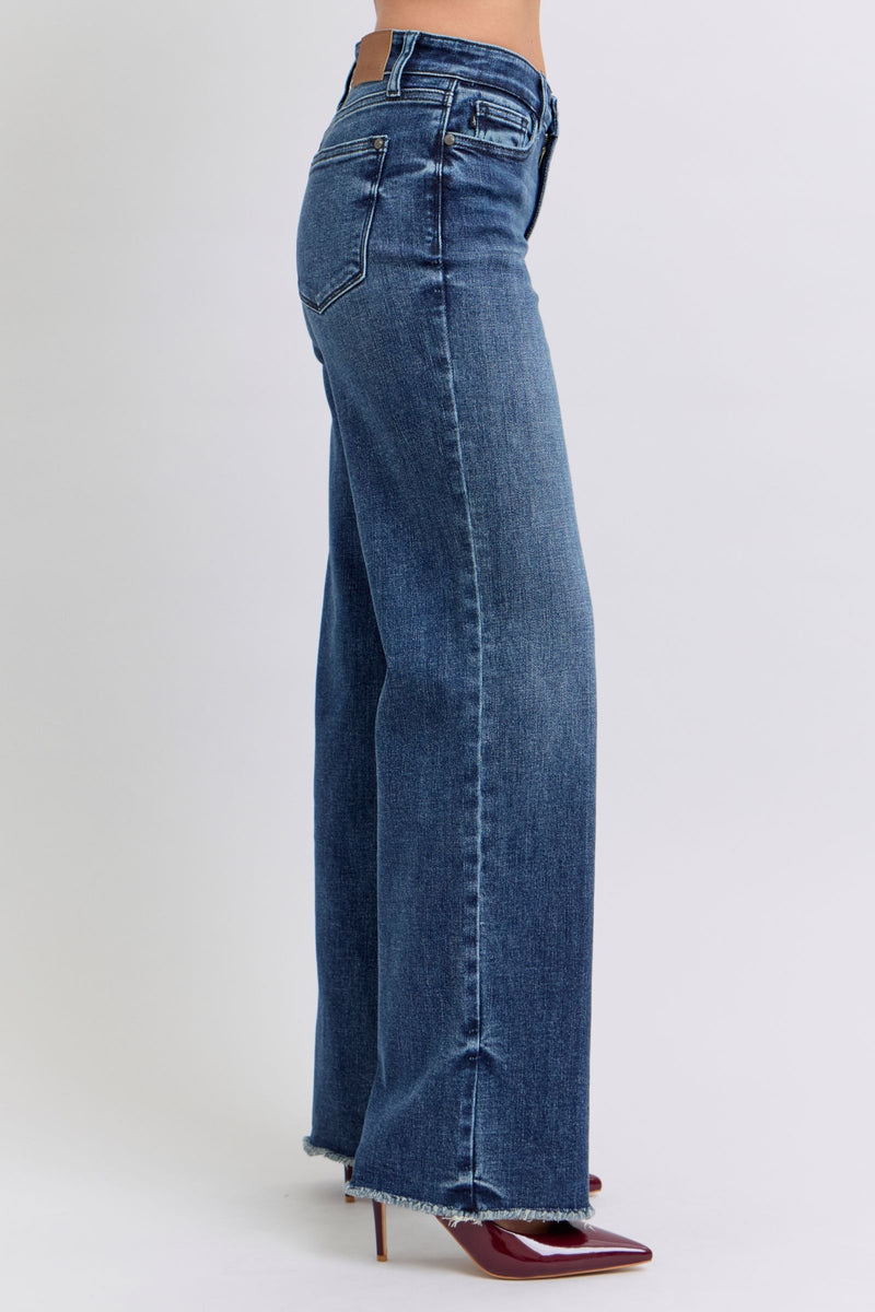 Judy Blue Mid Rise Wide Leg