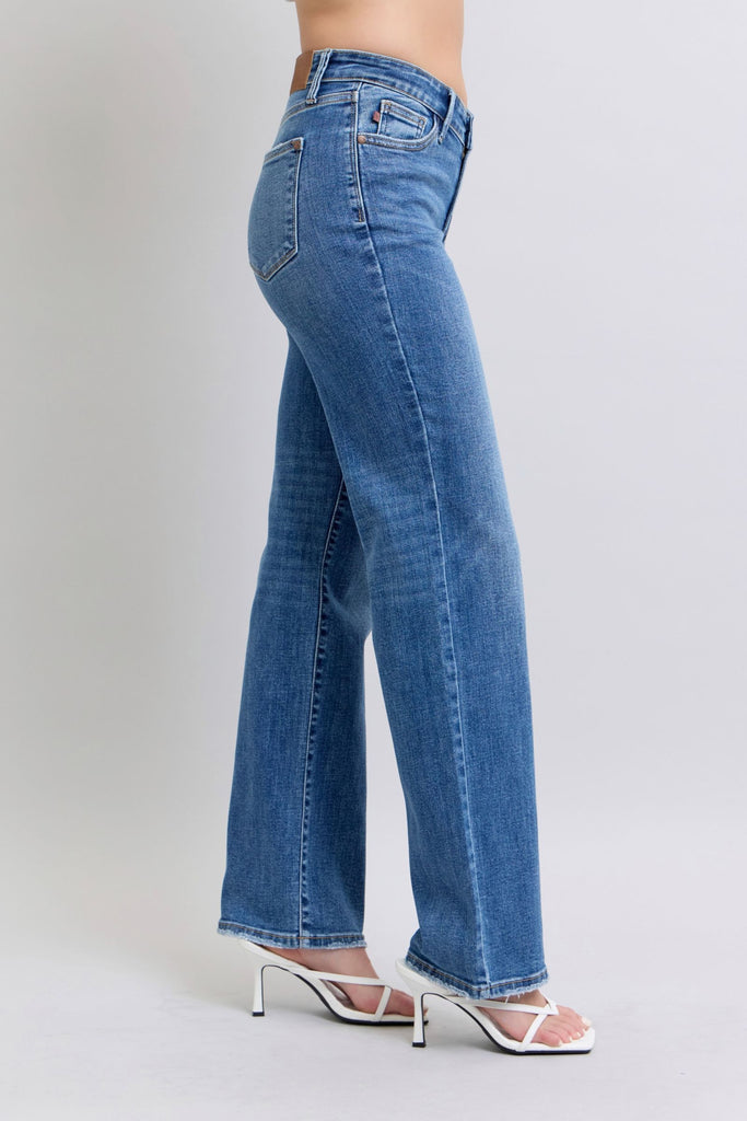 HIGH WAIST V-FRONT VINTAGE WASH