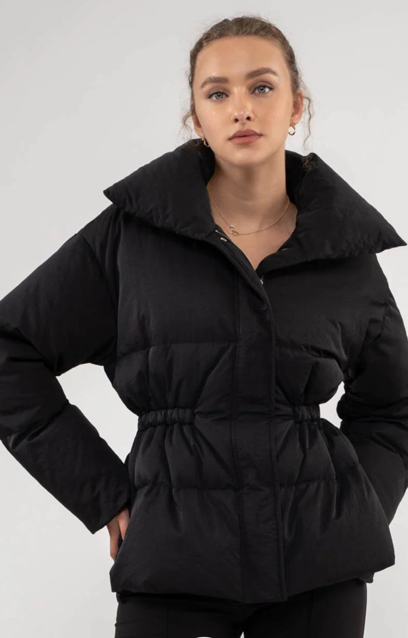 BLACK PUFFER JACKET
