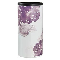 Wedding Skinny Can Cooler-Pink Floral