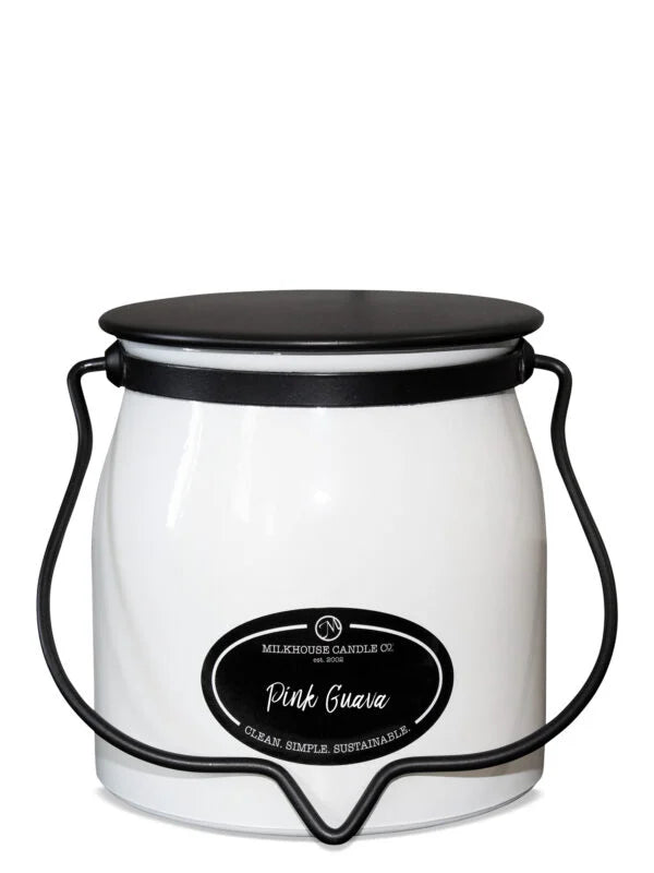 Butter Jar 16 Oz: Pink Guava