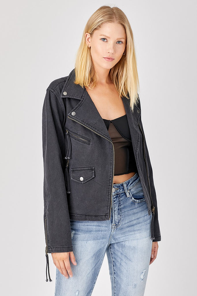 Black Moto Jacket