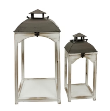 Lantern with Metal Top 24" - Large qty 1