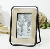Wood Photo Frame 4x6 Brown 6.5x9in