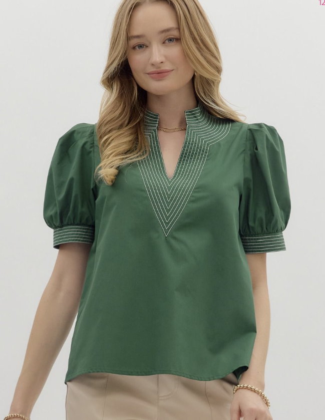 Hunter Green Top