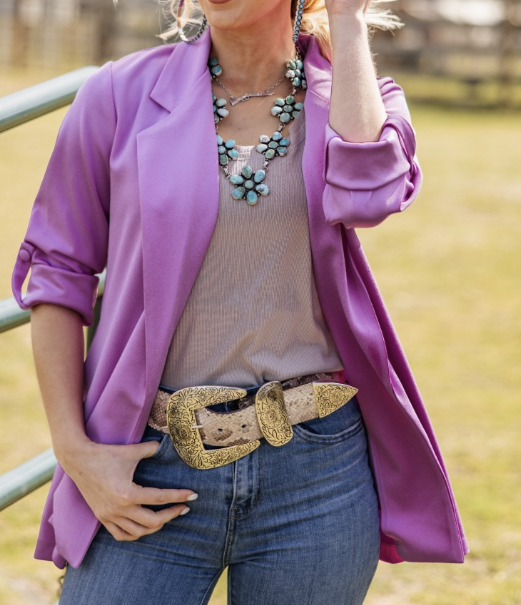 FINAL SALE - Orchid Glow Blazer