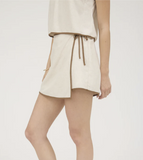 Natural Skort with brown Trim