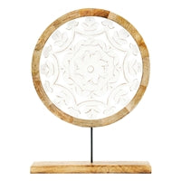 16 x12.5 Large Round Cutout Wood Stand