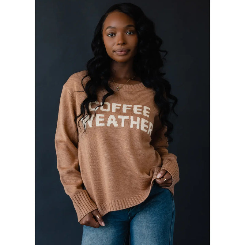 COFFEE WEATHER SWEATER