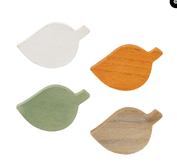 Round Leaves, Set of 4