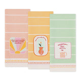 Good Vibes Embellished Dishtowels Mixed Dozen