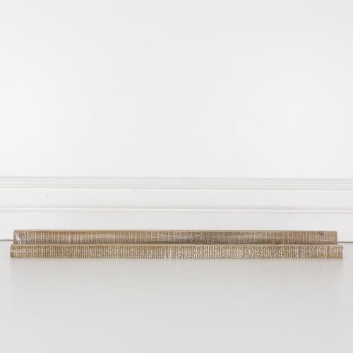 Natural wood title stand (ledgie)