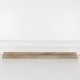 Natural wood title stand (ledgie)